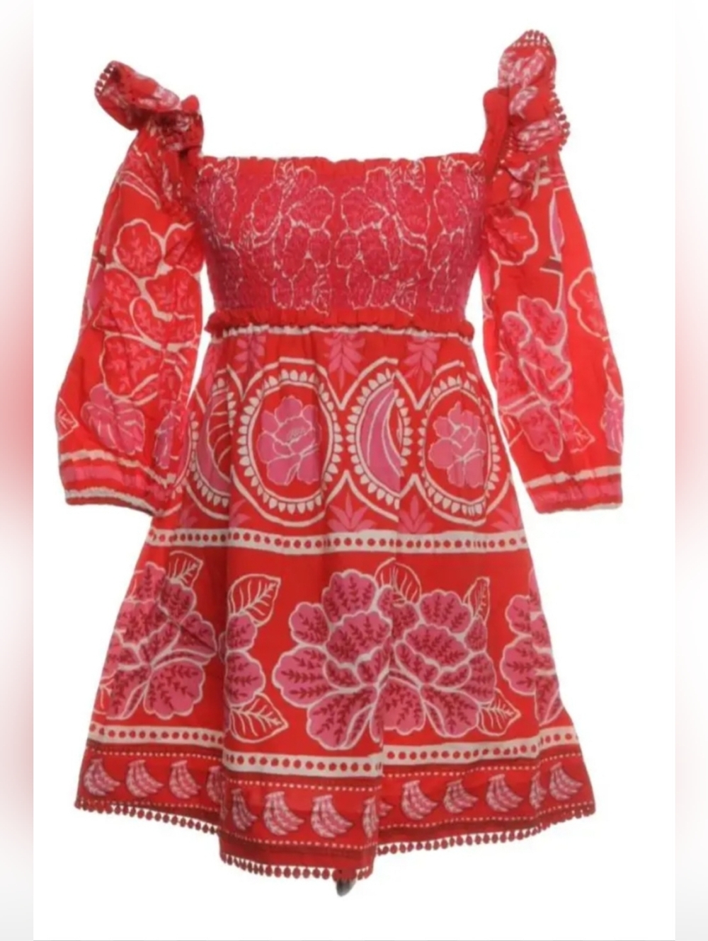 Farm Rio Red Mini Dress - Picture 3 of 6